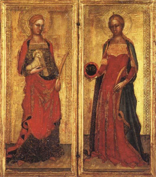 Andrea Bonaiuti St.Agnes and St.Domitilla china oil painting image